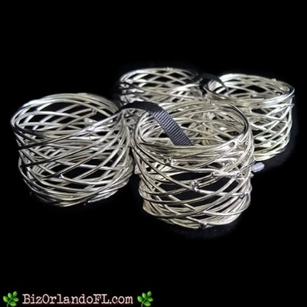 VINTAGE: Godinger Round Mesh 2